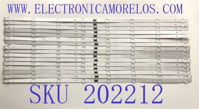 KIT DE LED´S PARA TV SONY ((16 PIEZAS)) / NUMERO DE PARTE LM41-01061A / L3_LYX_G5_CFM_S8_2_R1.0_UC3_1.0_LM41-01061A / U7X035 / 10633 / PANEL YDBM075CCS11 / MODELO KD-75X85J / KD75X85J